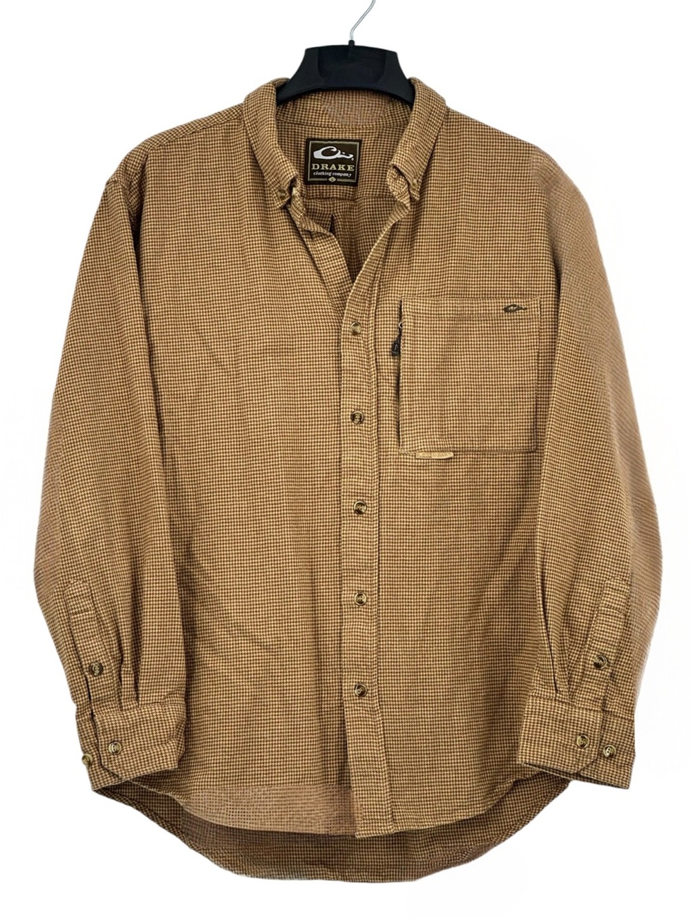 Drake Waterfowl Autumn Brushed Twill Shirt Size Large